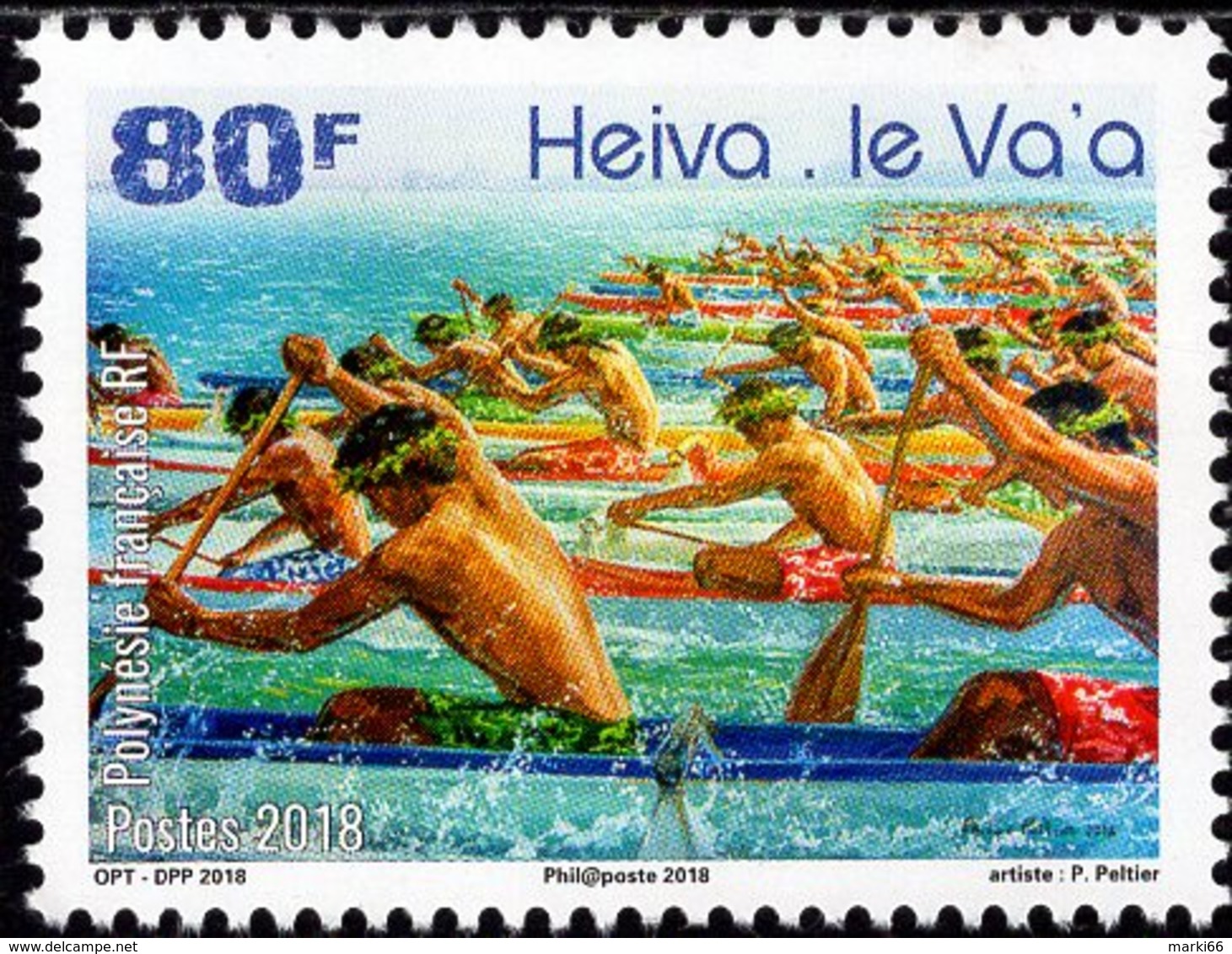 French Polynesia - 2018 - Traditions - Heiva Le Va'a - Mint Stamp - Unused Stamps