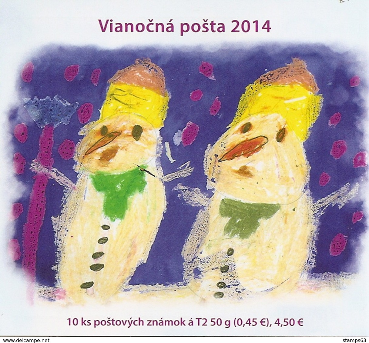 SLOVAKIA, 2014, Booklet 78,  Christmas - Autres & Non Classés