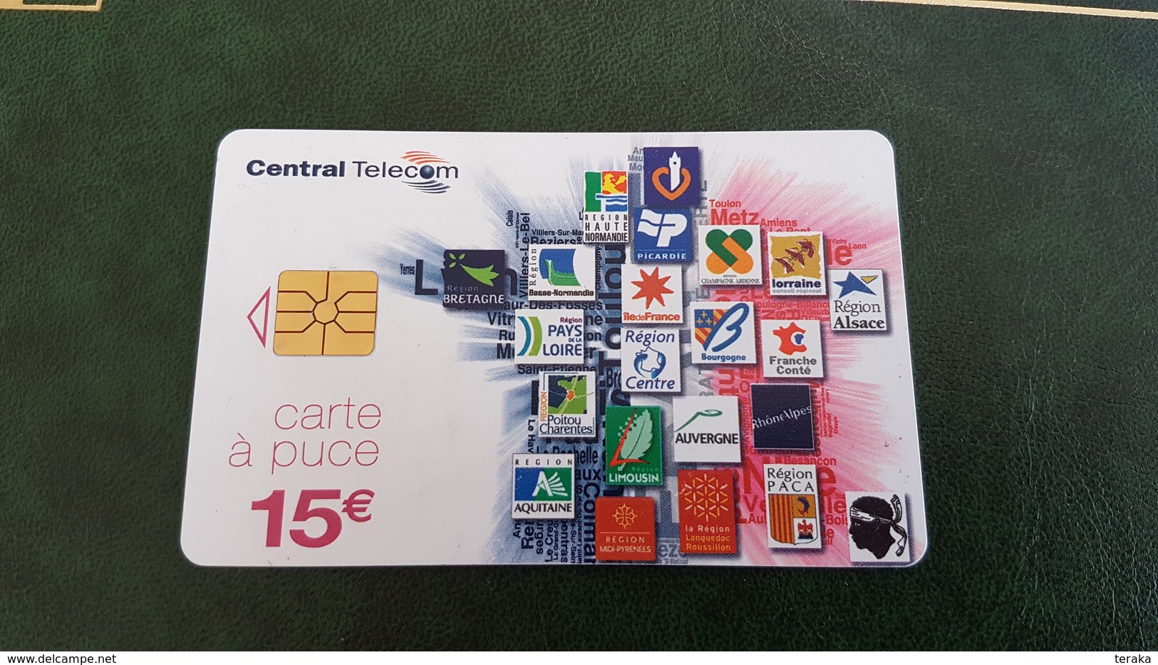 Telecarte Central Télécom 15€ - 2014-...