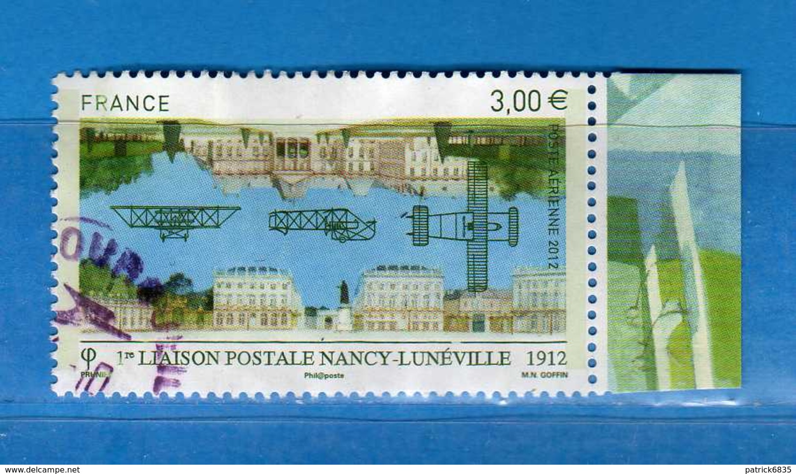 Francia ° -2012 -  NANCY LUNEVILLE YT PA 75 OBLITERE - De Petit Minifeuille De 10.   Vedi Descrizione. - 1960-.... Gebraucht