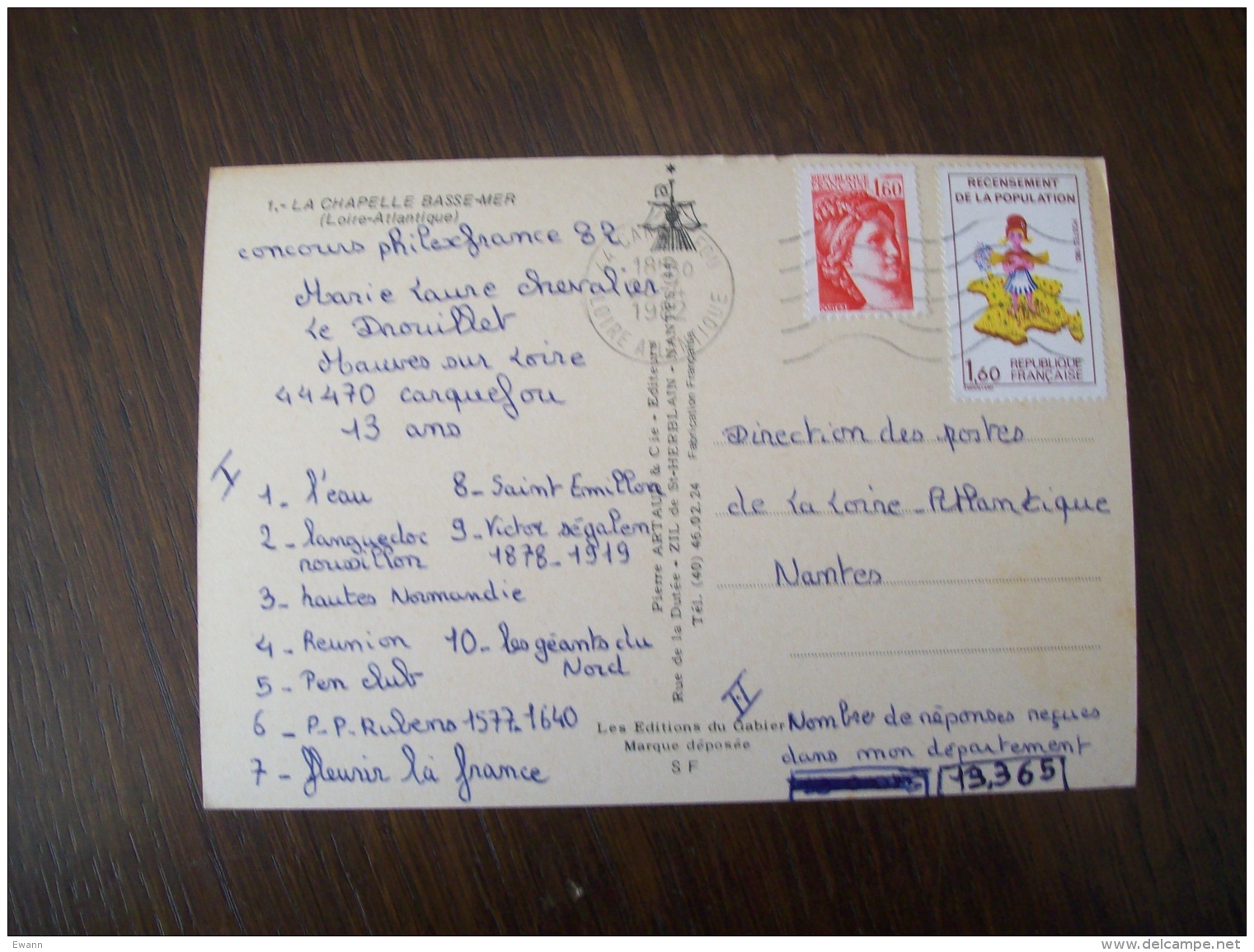 Carte Postale De La Chapelle-Basse-Mer: Vues Diverses - La Chapelle Basse-Mer