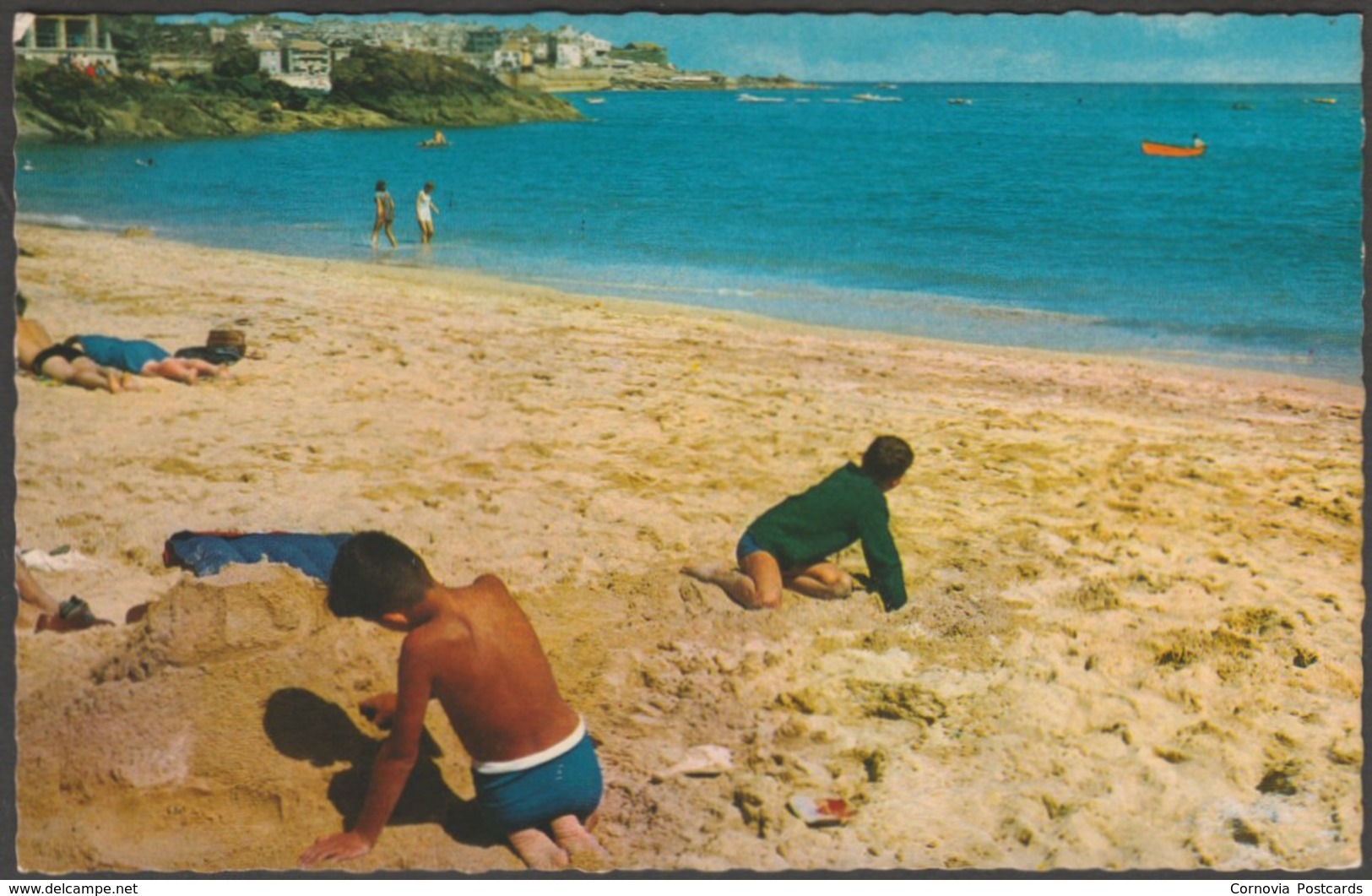 Porthminster Beach, St Ives, Cornwall, C.1960s - Constance Postcard - St.Ives