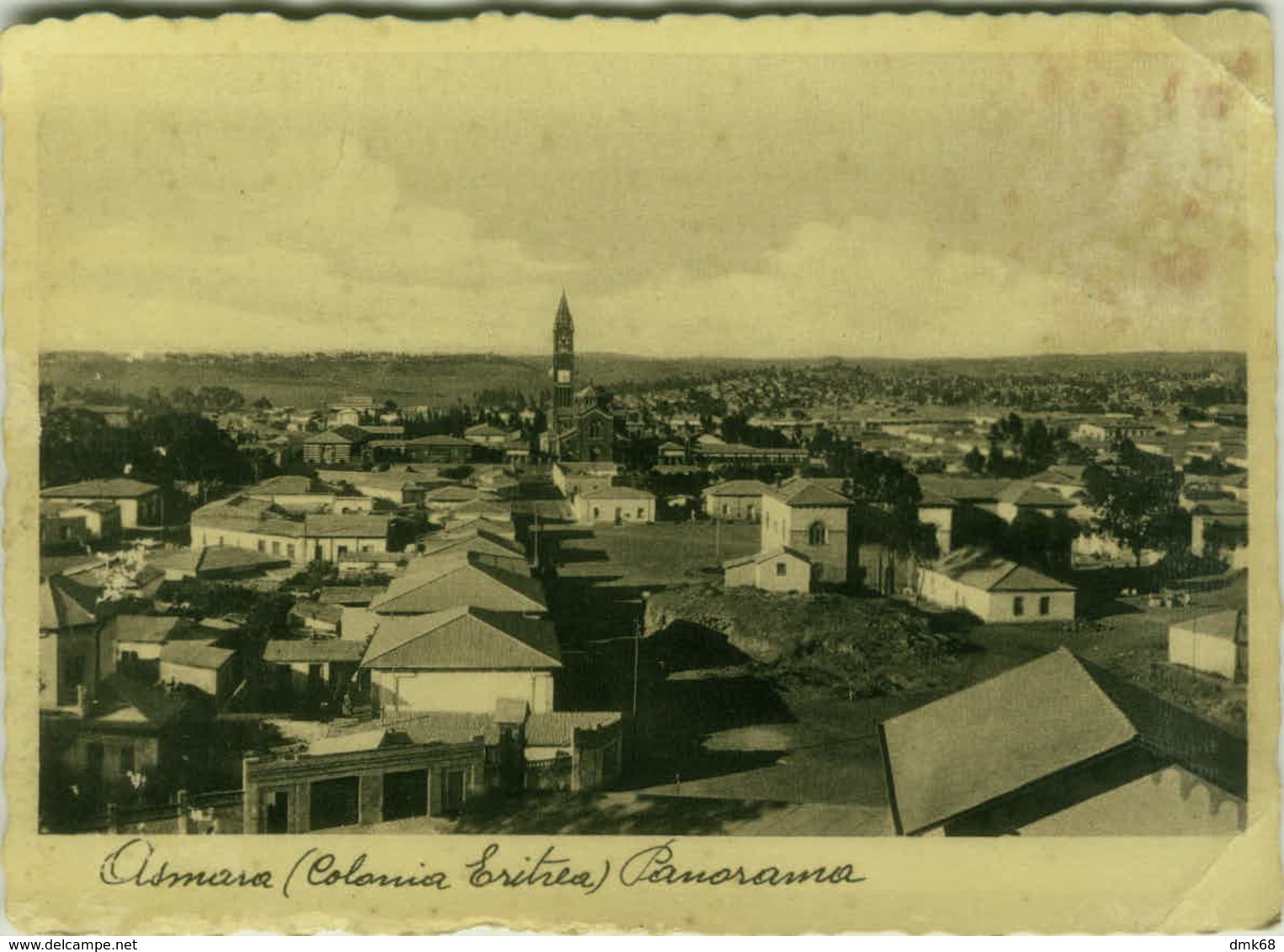 AFRICA - COLONIA ERITREA - ASMARA - PANORAMA - EDIZ. A.A. E F. CICERO - 1930s  (BG571) - Eritrea