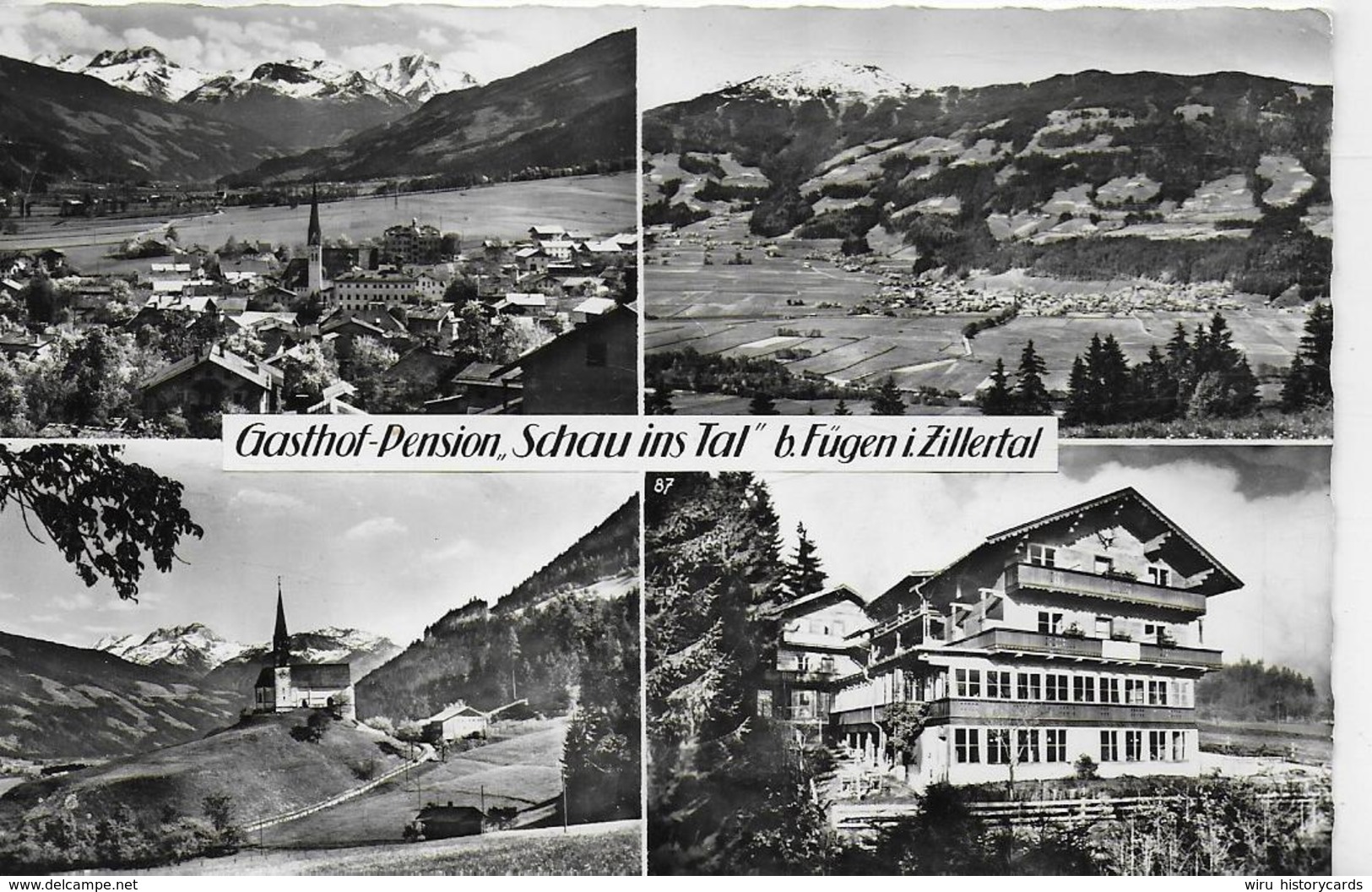 AK 0055  Fügen - Gasthof " Schau Ins Tal " / Verlag Baumann Um 1950-60 - Zillertal