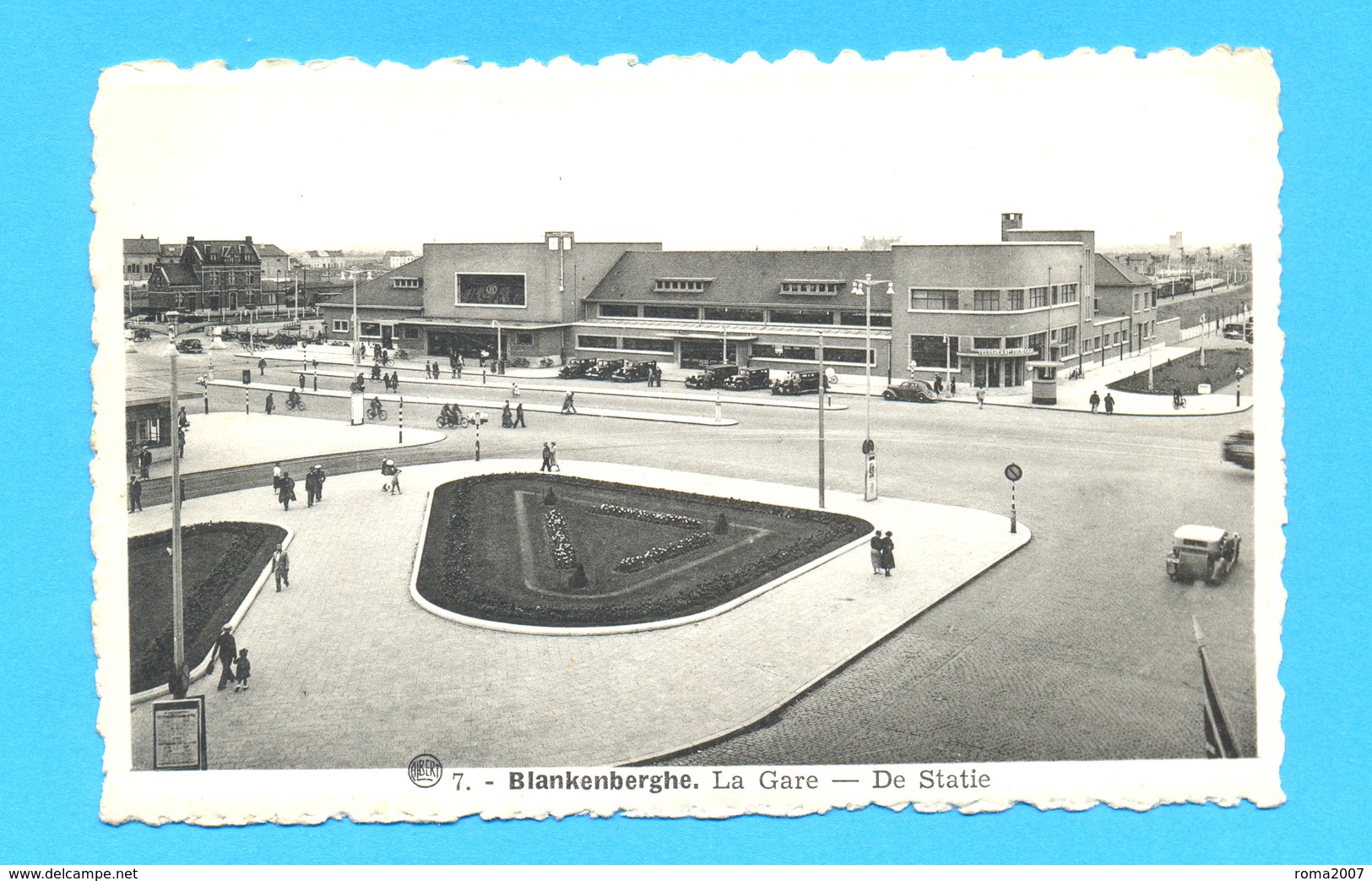 PK/CP BLANKENBERGHE : La Gare  -  De Statie. - Blankenberge