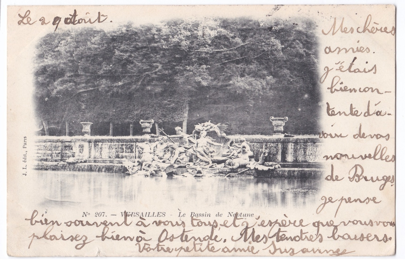 Versailles Le Bassin De Neptune Anno 1903 - St. Germain En Laye (Château)