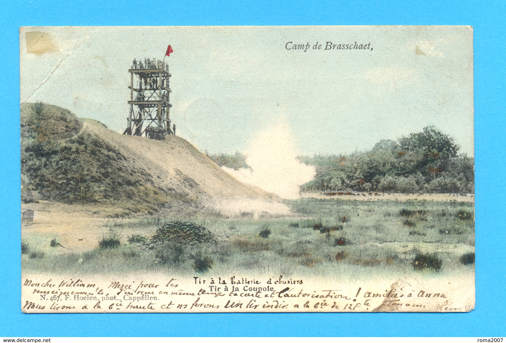 PK/CP BRASSCHAET 1904 : Camp De Brasschaet. Tir à La Coupole. - Brasschaat