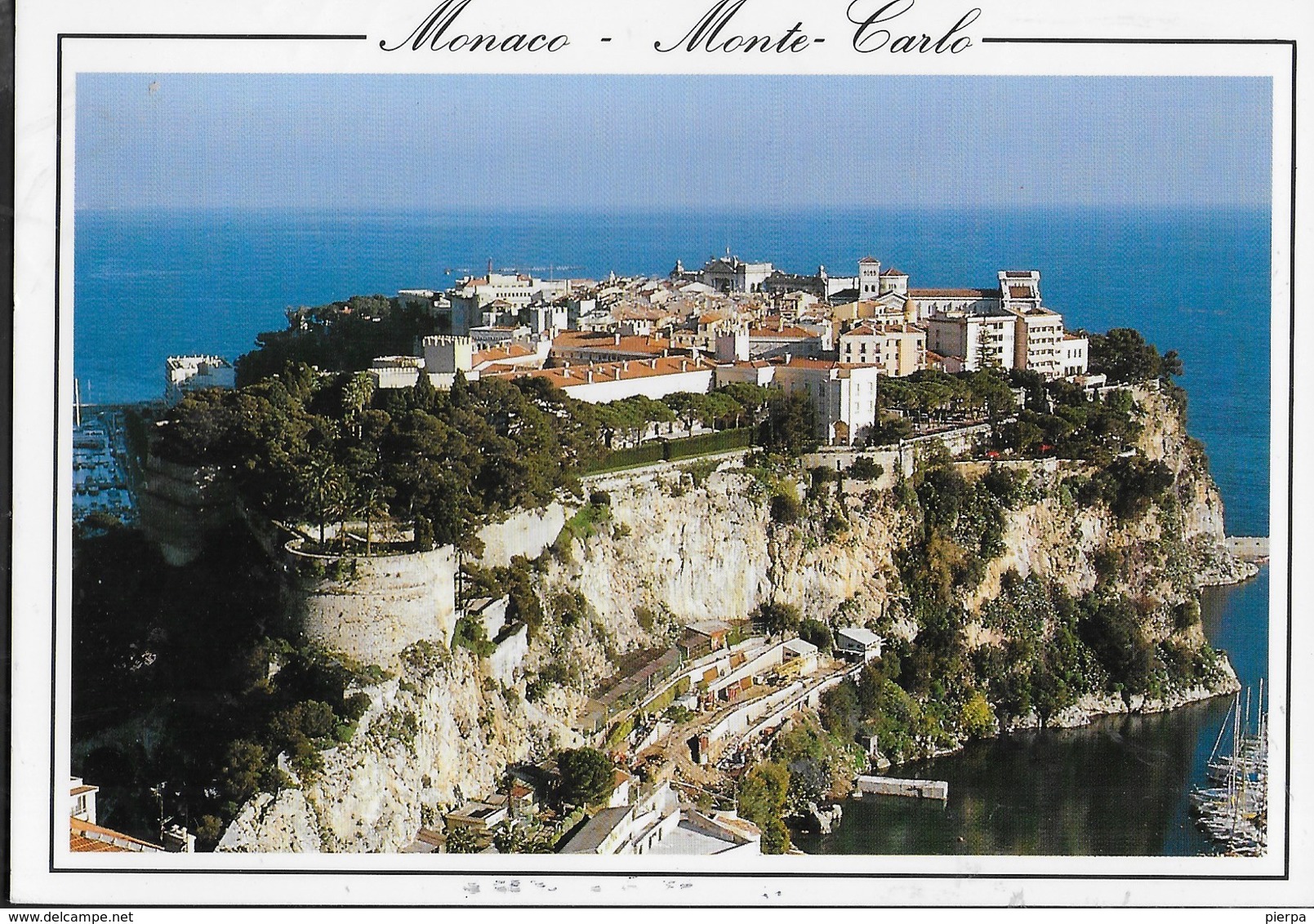 MONACO - MONTECARLO - VEDUTA AEREA - VIAGGIATA - Viste Panoramiche, Panorama