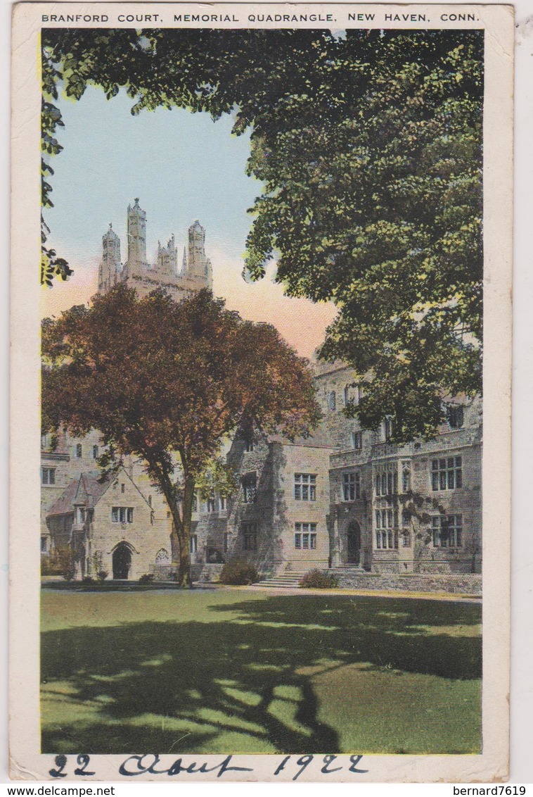 Etats Unis New Haven   Branfort Court, Memorial Quadrangle - New Haven