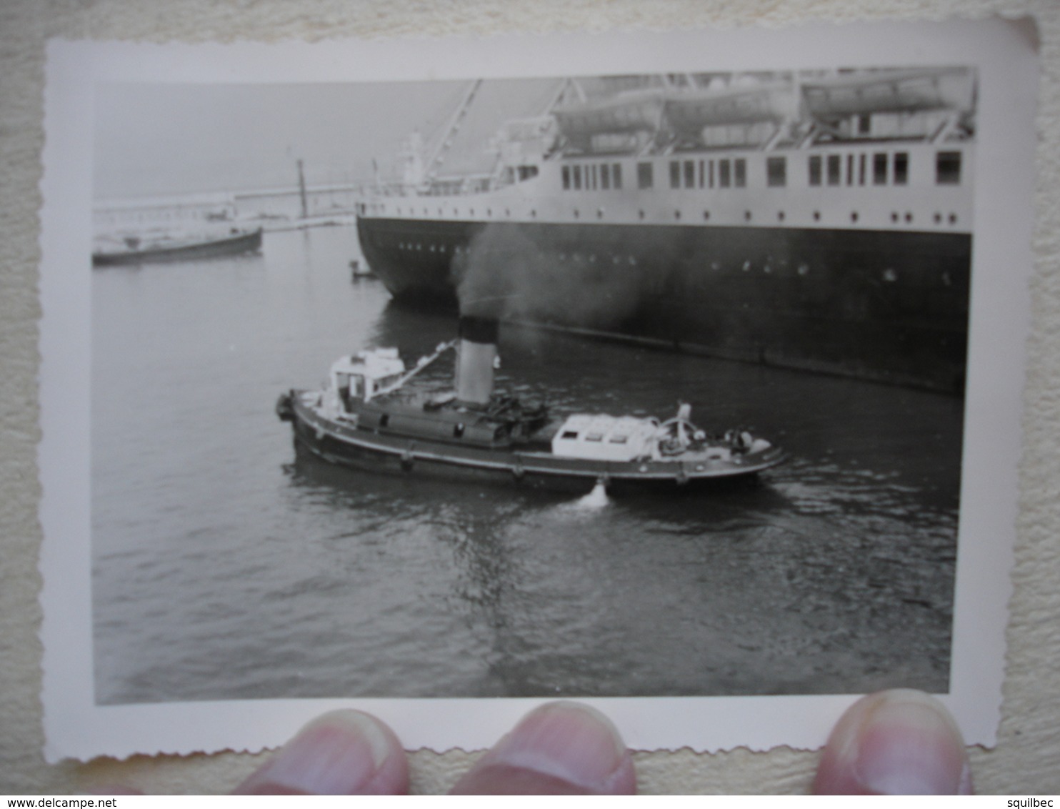 Départ Sur Le Paquebot VILLE D'ALGER à MARSEILLE Le 19 Avril 1961 - Bateaux