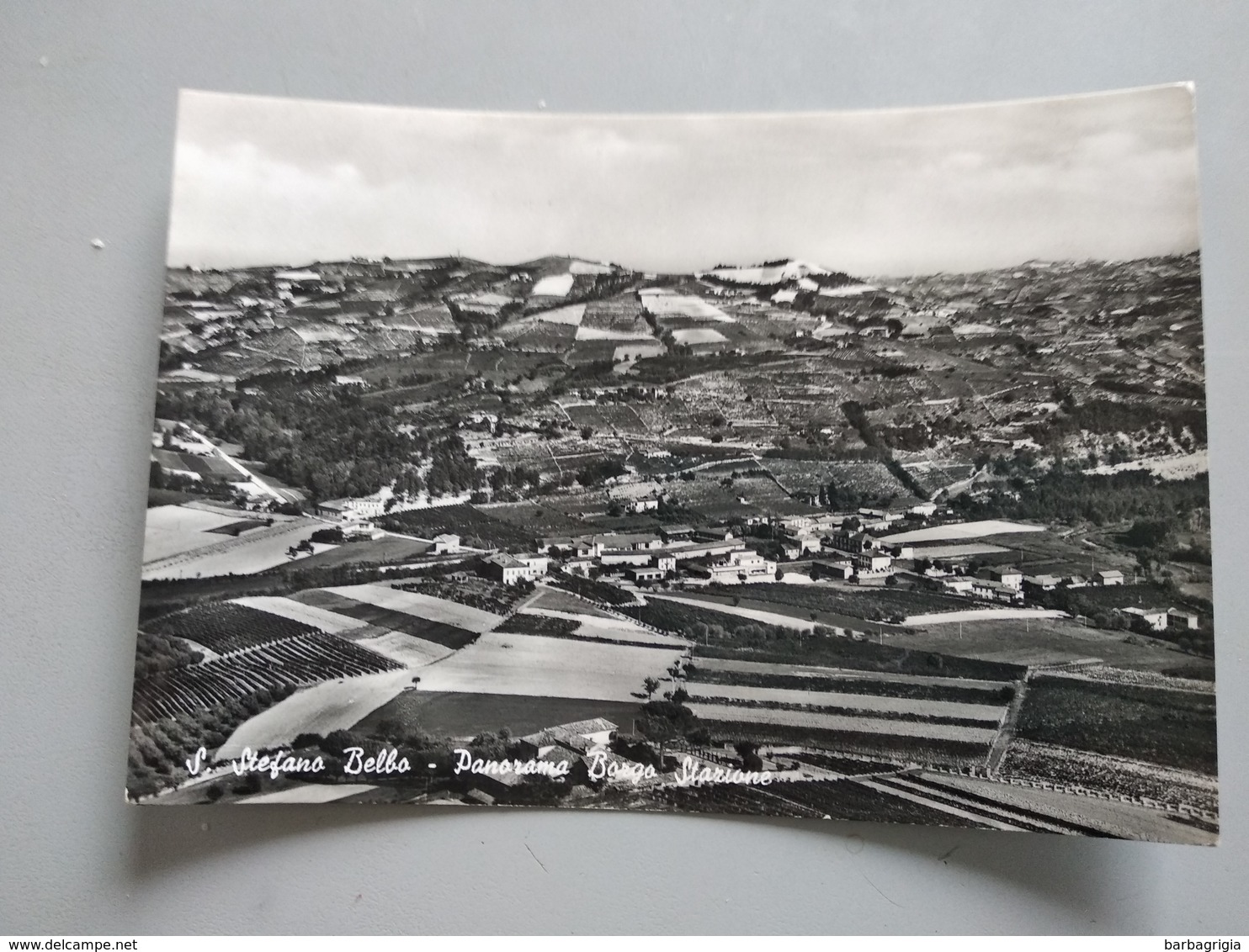 CARTOLINA S. STEFANO BELBO - PANORAMA BORGO STAZIONE - Cuneo