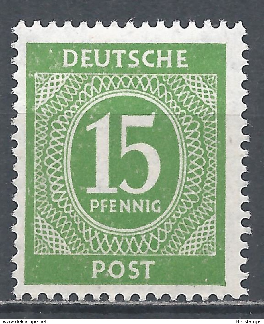 Germany 1946. Scott #541 (M) Numeral Of Value * - Neufs