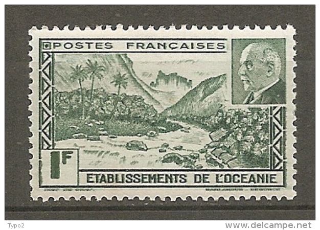 OCEANIE -  Yv. N°  138   ** MNH   Pétain   Cote  1,4 Euro  TBE 2 Scans - Neufs