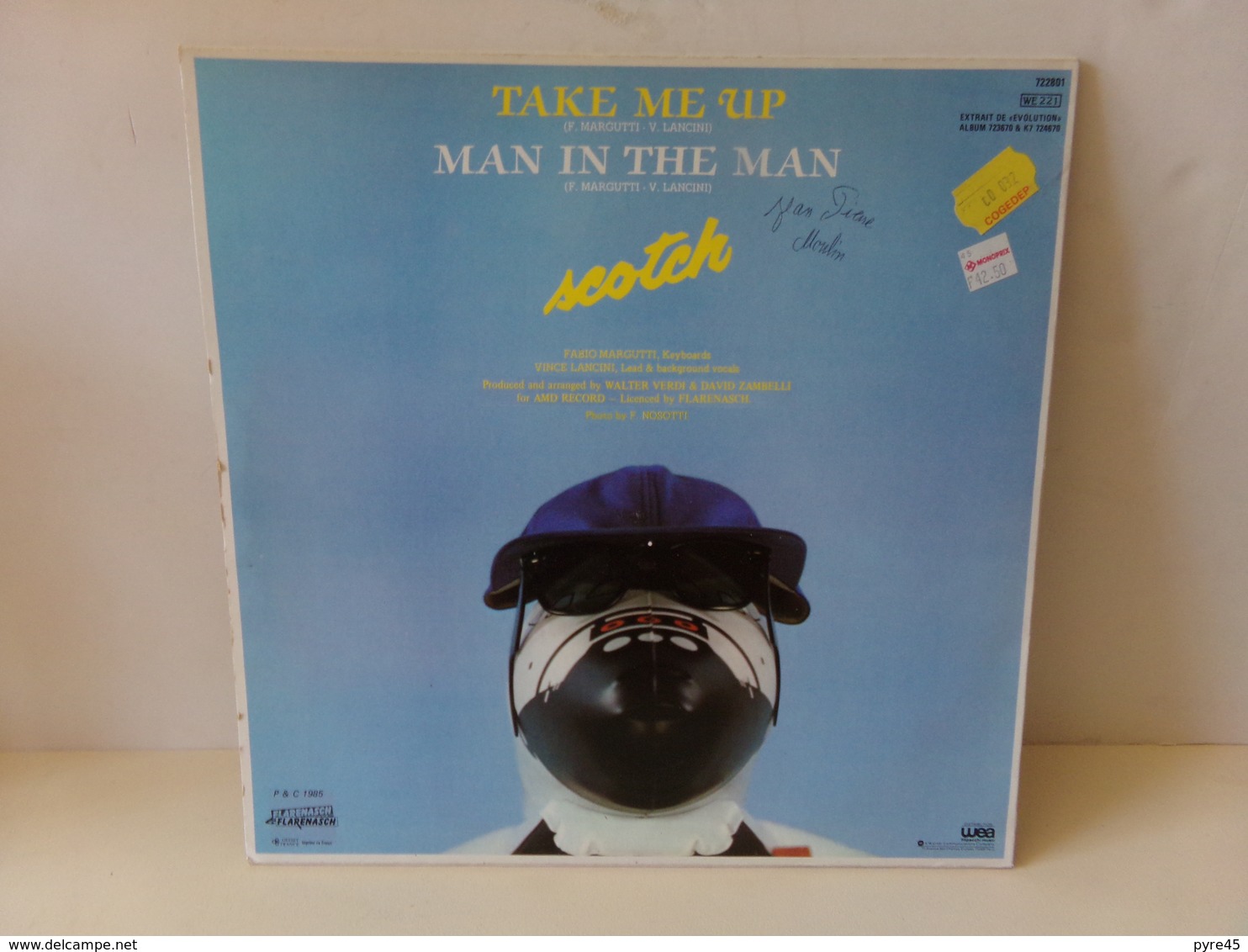 MAXI 45 TOURS SCOTCH TAKE ME UP / MAN IN THE MAN - 45 G - Maxi-Single