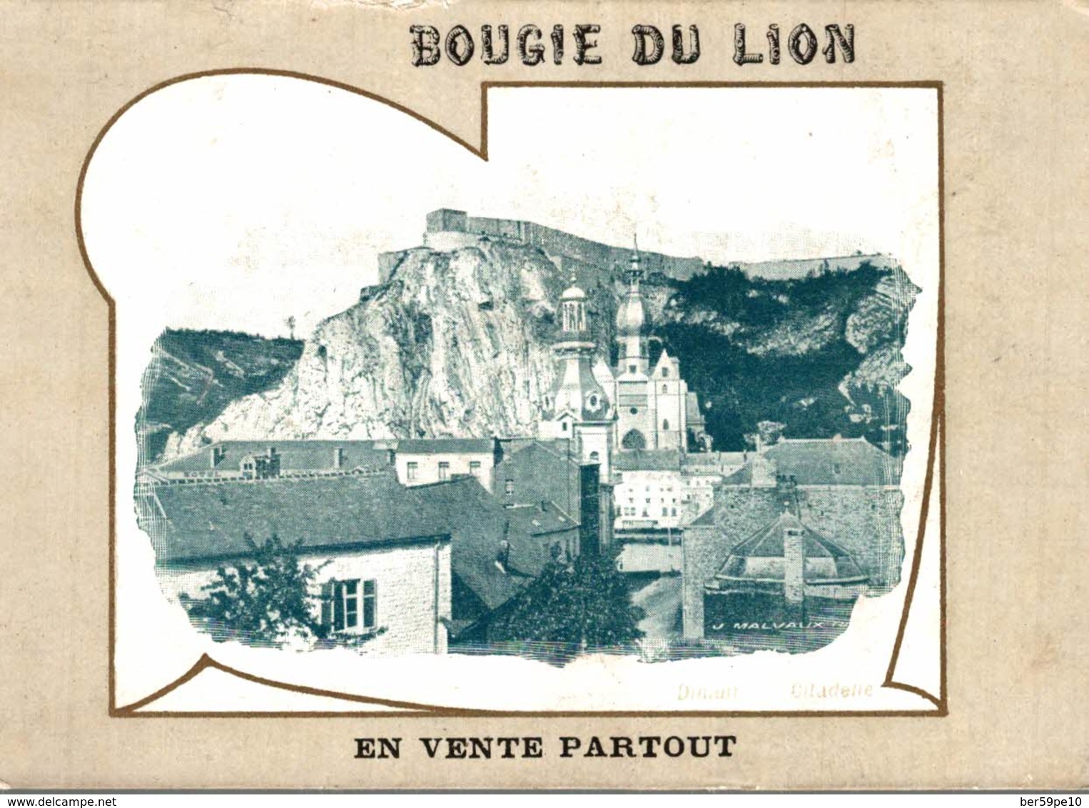 CHROMO  BOUGIE DU LION  DINANT  CITADELLE - Other & Unclassified