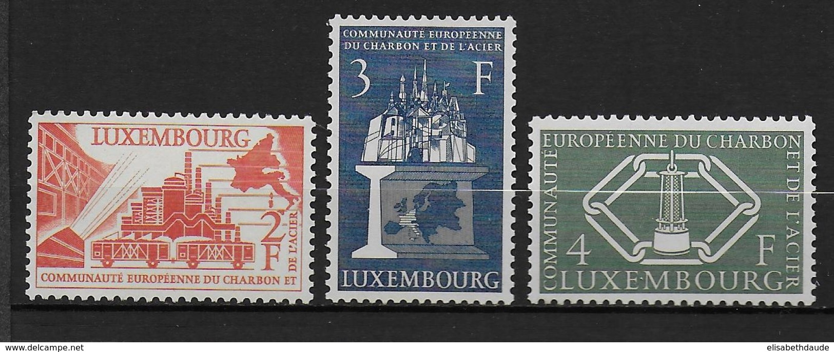 LUXEMBOURG - 1956 - YVERT N° 511/513 ** / MNH  - COTE = 75 EUR. - Ungebraucht