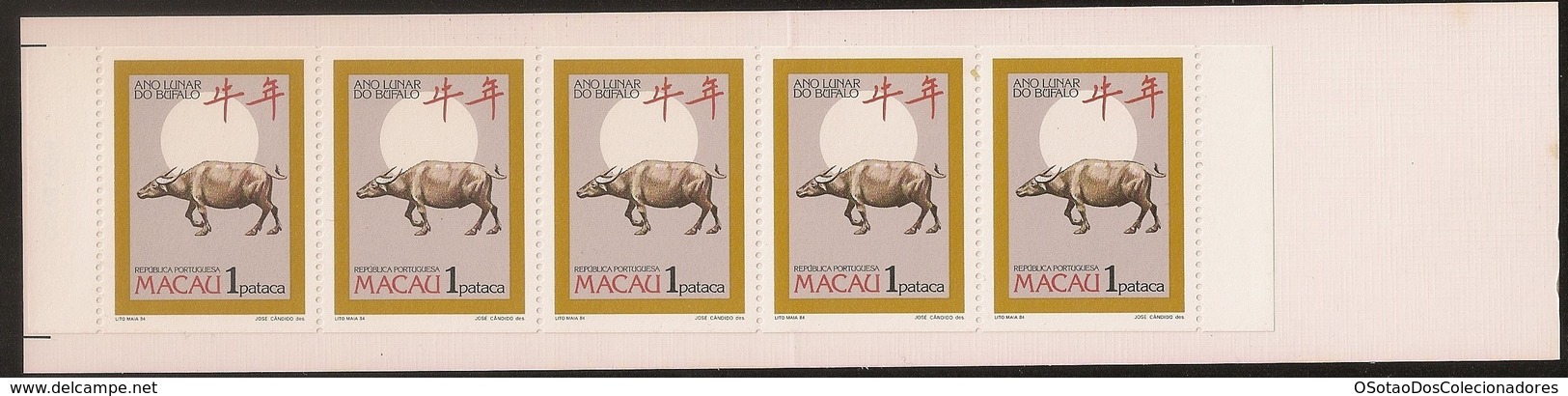 Macau Macao Chine Caderneta 1985 - Ano Lunar Do Bufalo - Chinese New Year - Year Of The Ox - MNH/Neuf - Cuadernillos