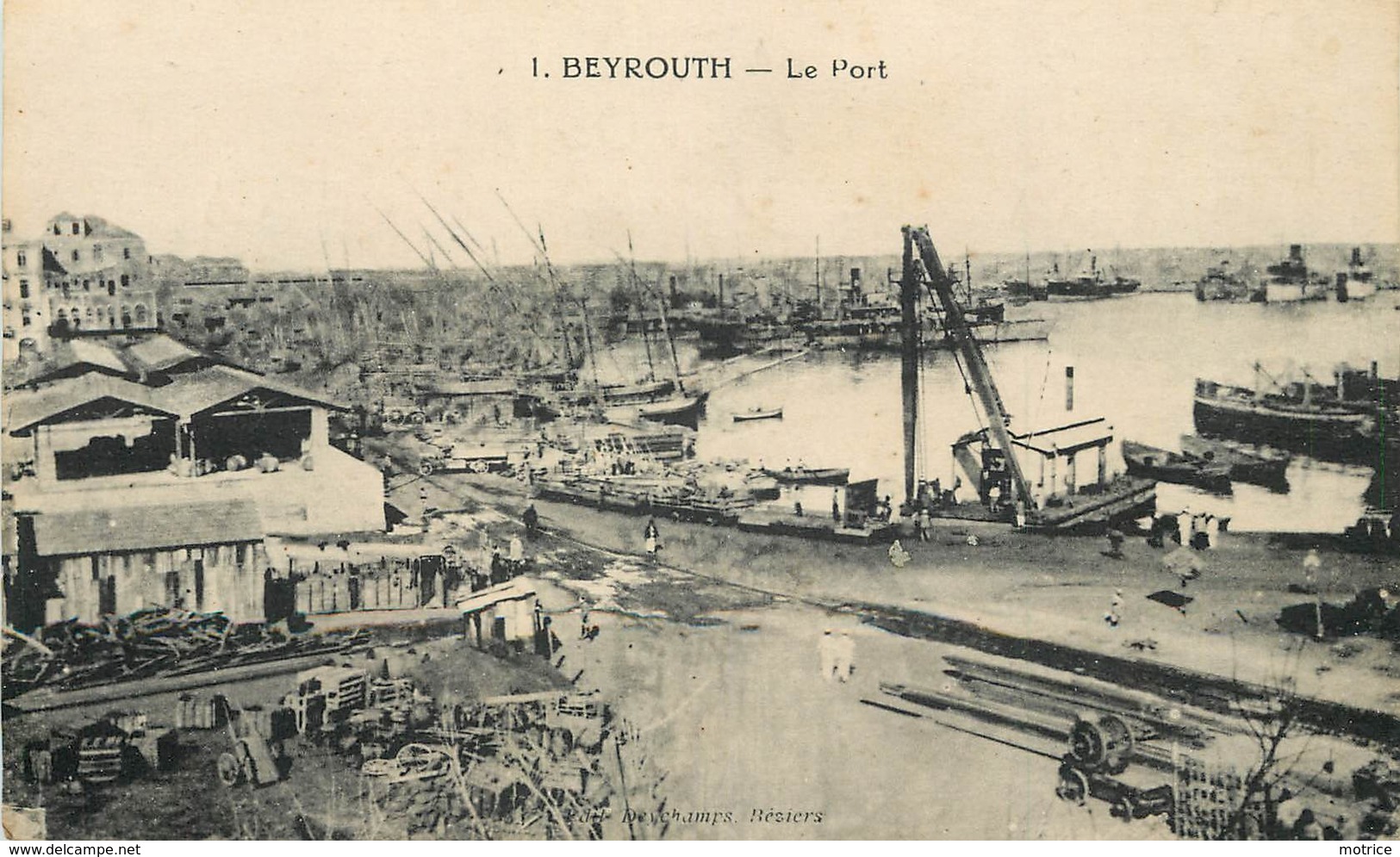 SYRIE - Beyrouth, Le Port. - Syrie