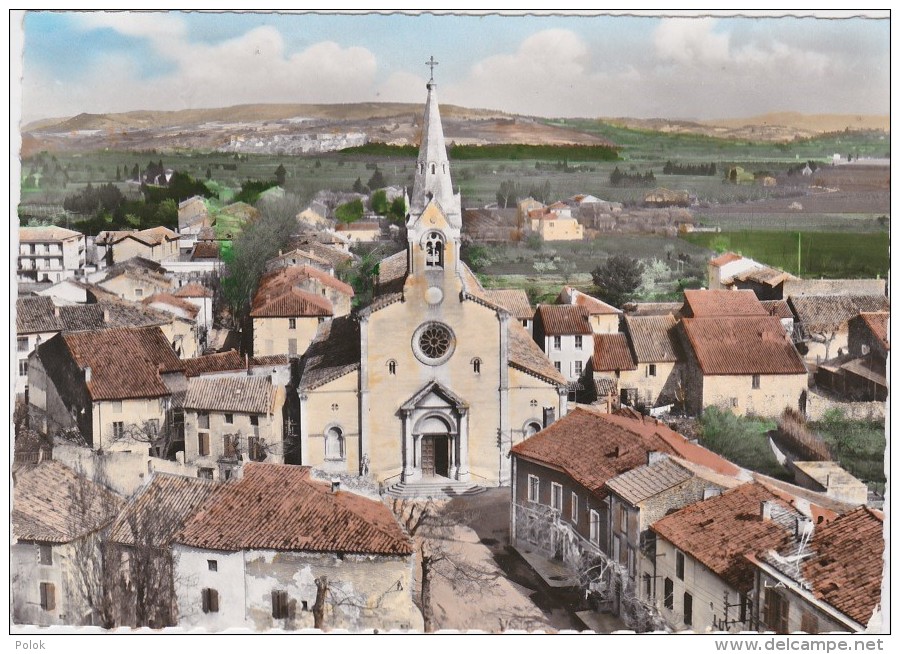 Br - Cpsm Grand Format SAINTE CECILE LES VIGNES (Vaucluse) - Eglise Et Maison De Retraite - Altri & Non Classificati