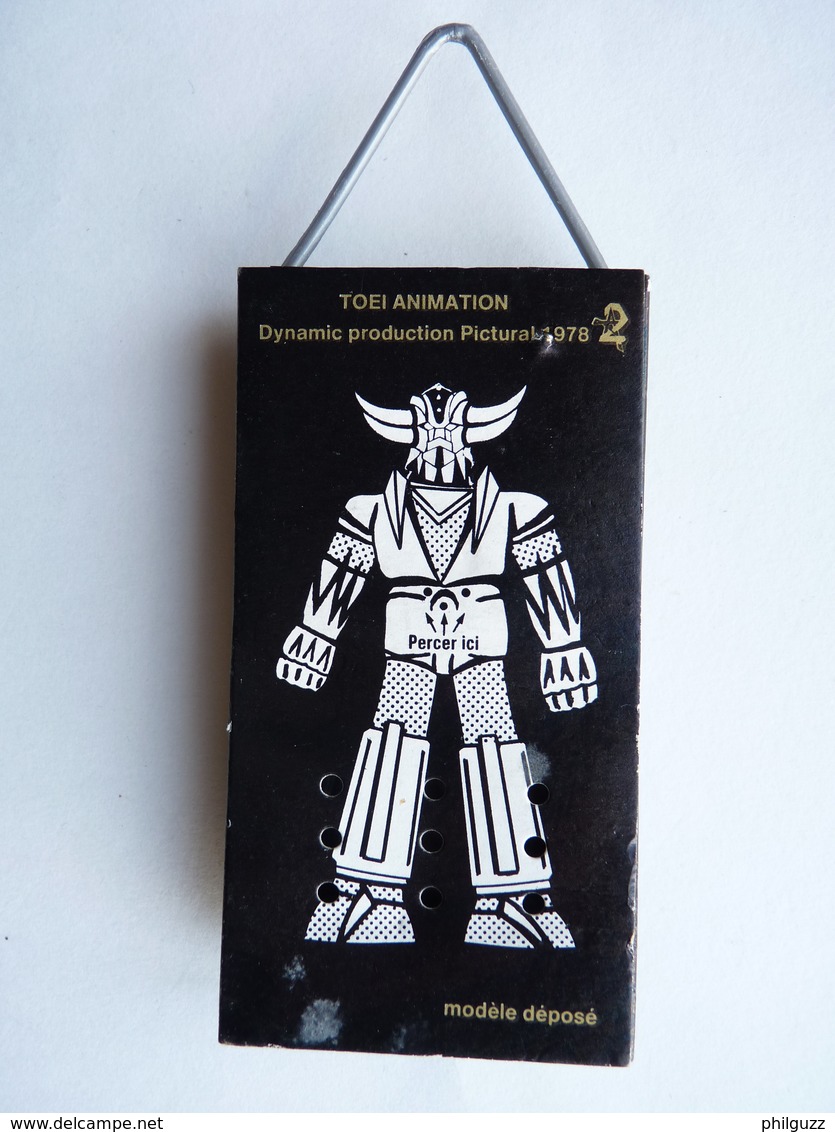 RARE Pas FIGURINE - DEODORANT GOLDORAK NOIR Chèvrefeuilles 1978 - Goldorak