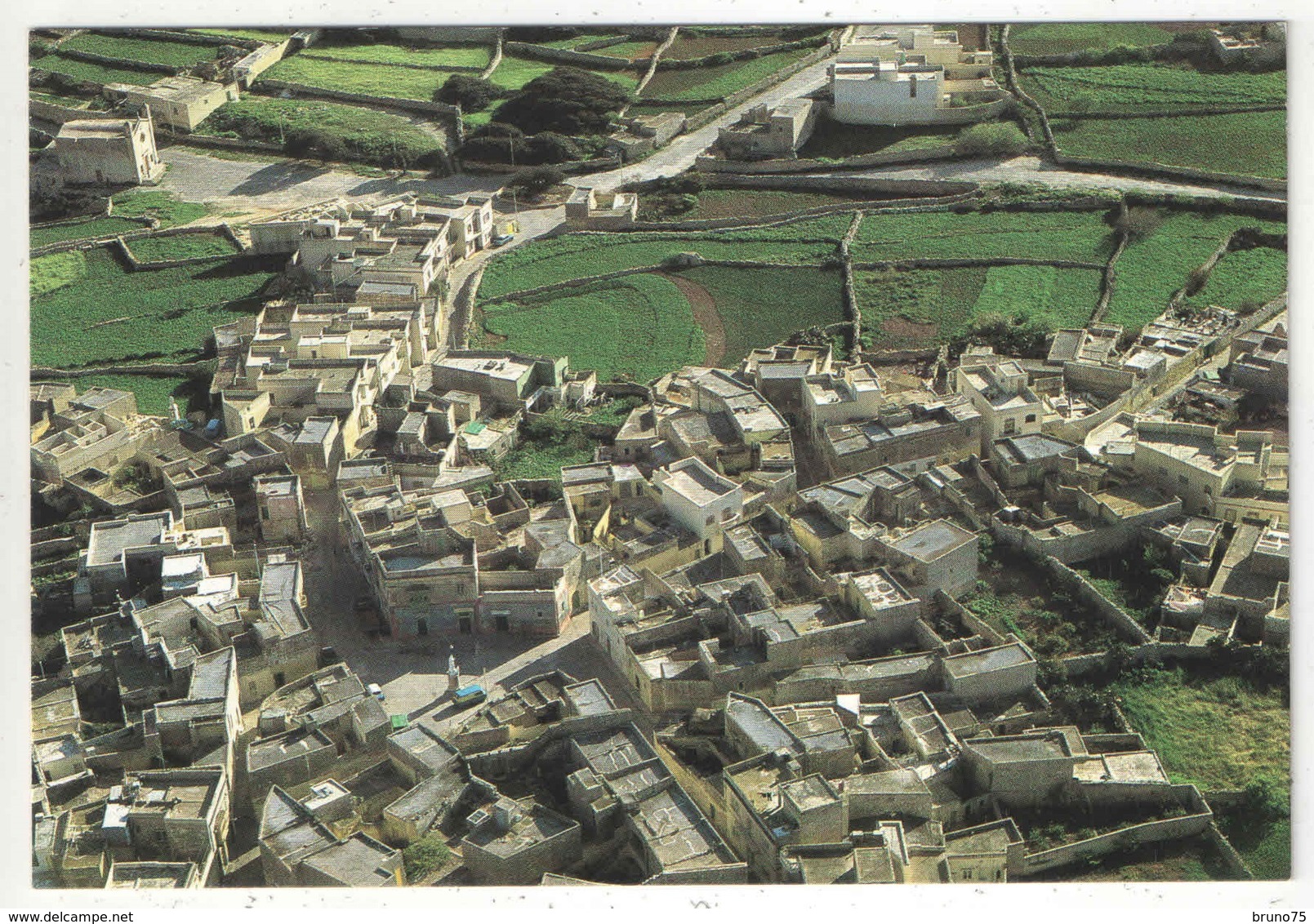 Aerial View Of A Typical Village - Malta - Malta