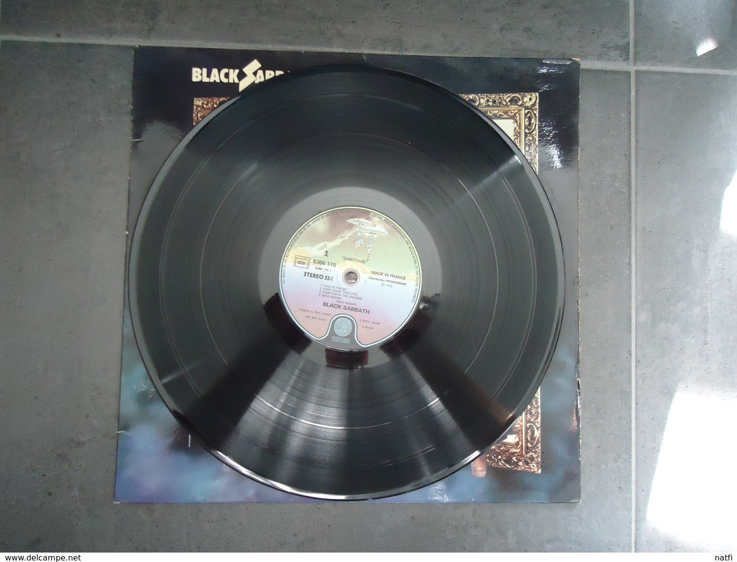 VINYLE 33 T.1975 BLACK SABBATH  SABOTAGE VOIR PHOTOS - Autres - Musique Anglaise