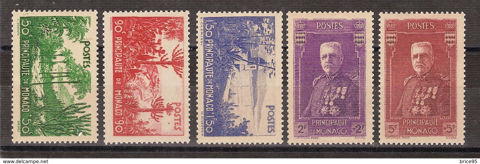 Monaco - YT N° 135 Et 139 - Neuf Avec Charnière - 1937 - Unused Stamps