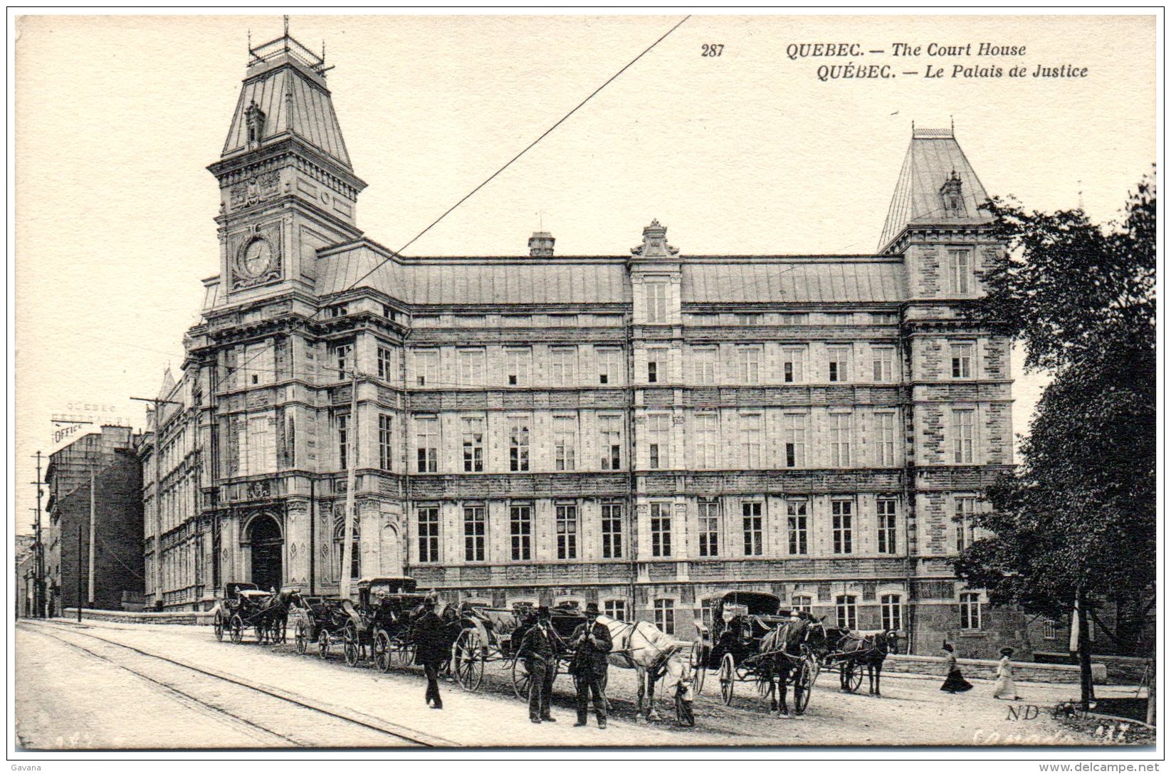 QUEBEC - Le Palais De Justice - Québec - La Cité