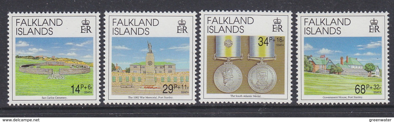 Falkland Islands 1992 Liberation Of The Falkland Islands 4v ** Mnh (40959) - Falklandeilanden