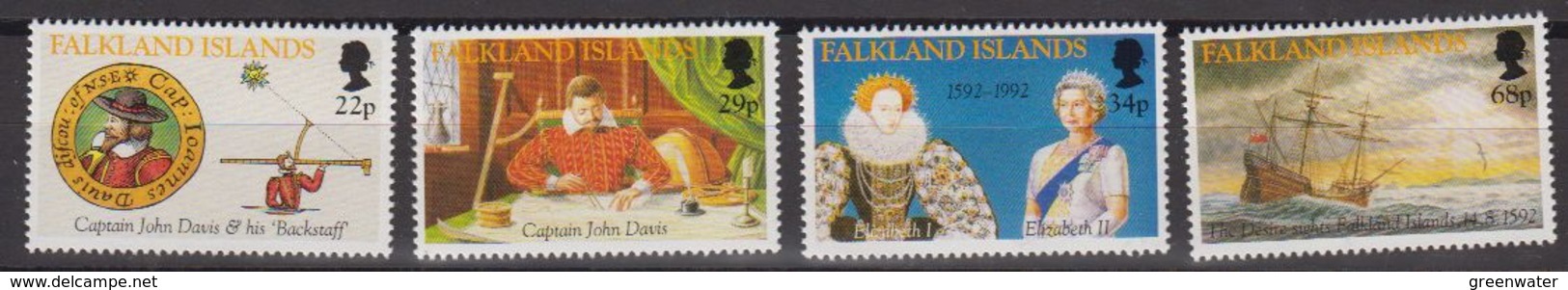 Falkland Islands 1992 First Sighting 4v ** Mnh (40959A) - Falklandeilanden