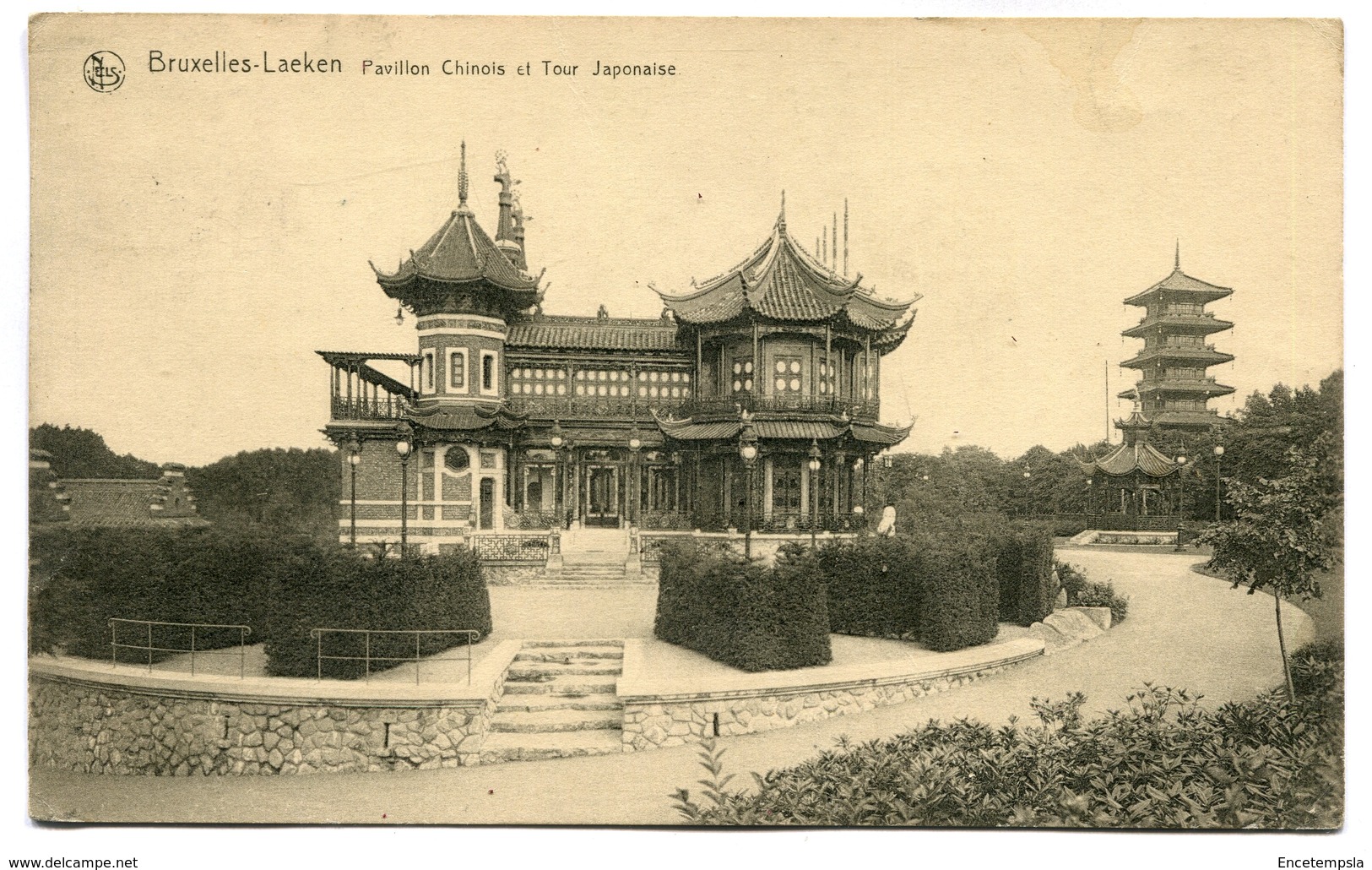 CPA - Carte Postale - Belgique - Bruxelles - Le Pavillon Chinois Et Tour Japonaise (SV5966) - Monumenten, Gebouwen