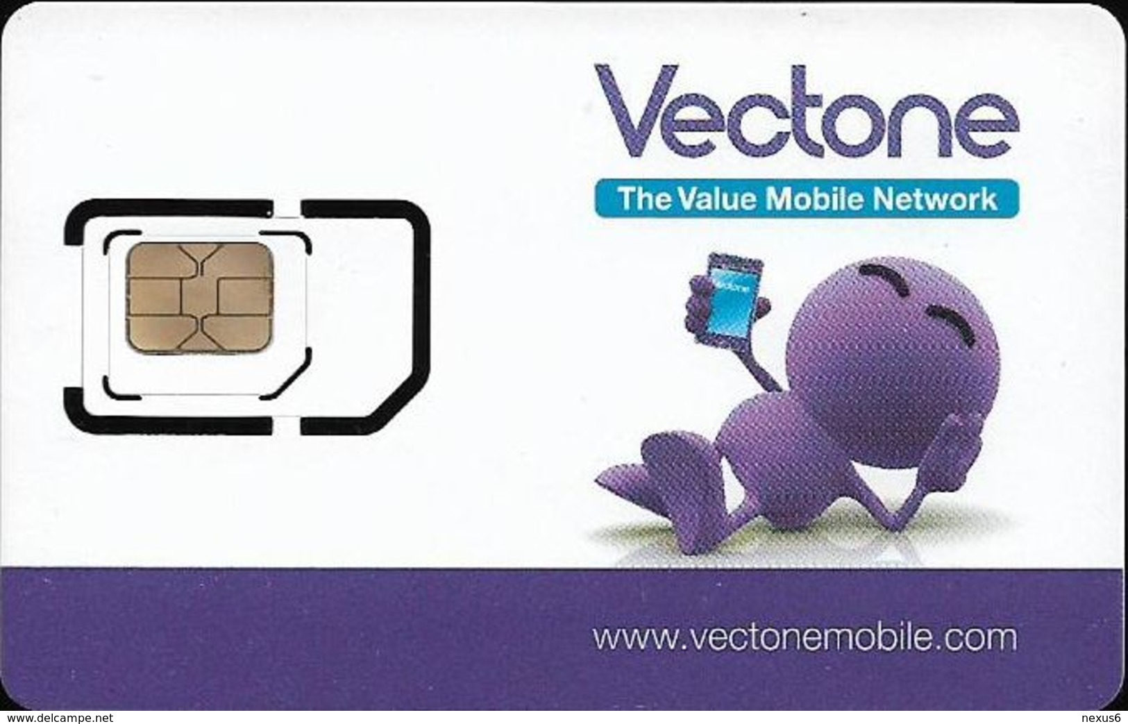 France - Vectone - The Value Mobile Network GSM SIM5 Mini/Micro, Mint - Sonstige & Ohne Zuordnung