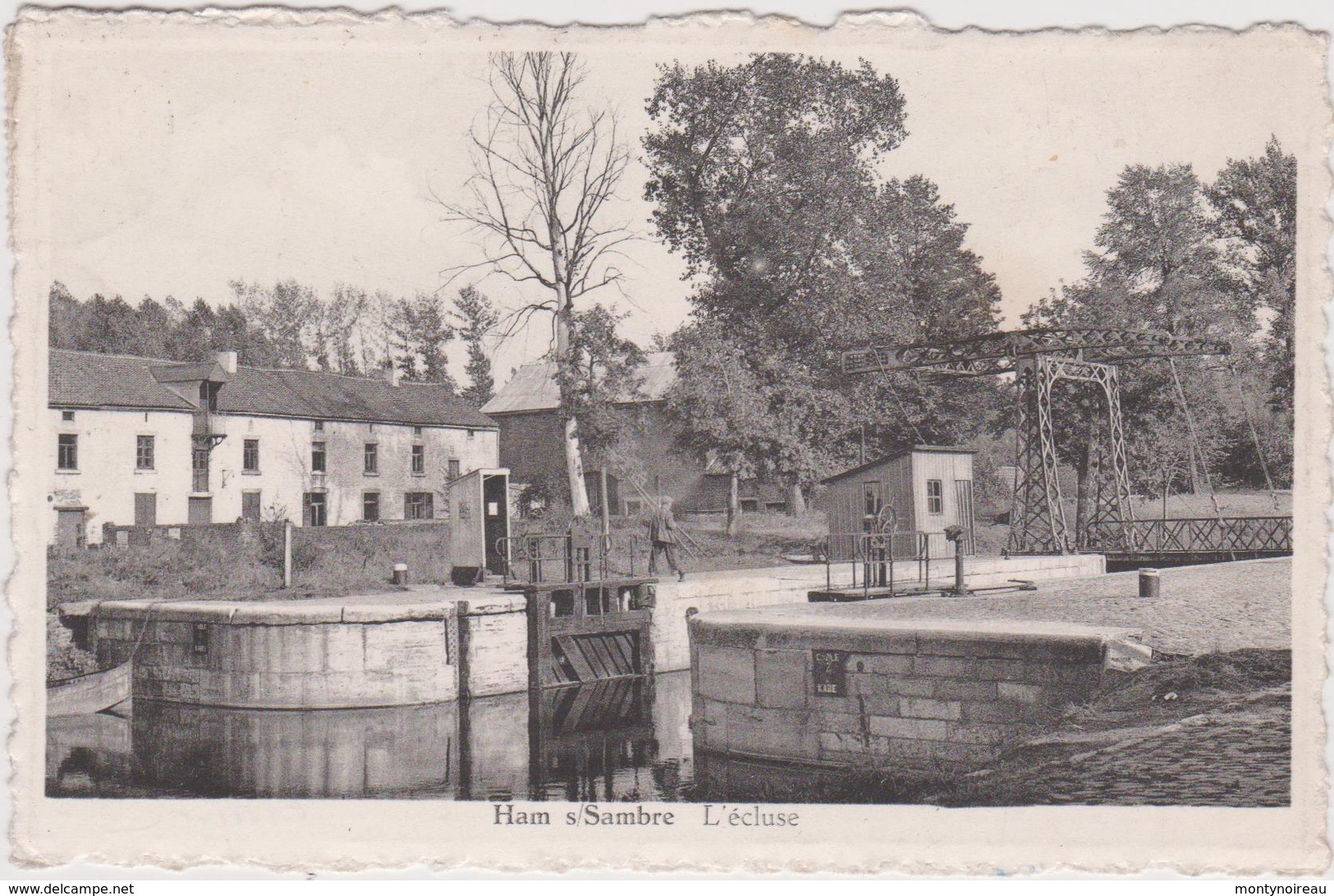 Belgique :  Ham  S/ Sambre :  L écluse  Pour  Bateau - Autres & Non Classés