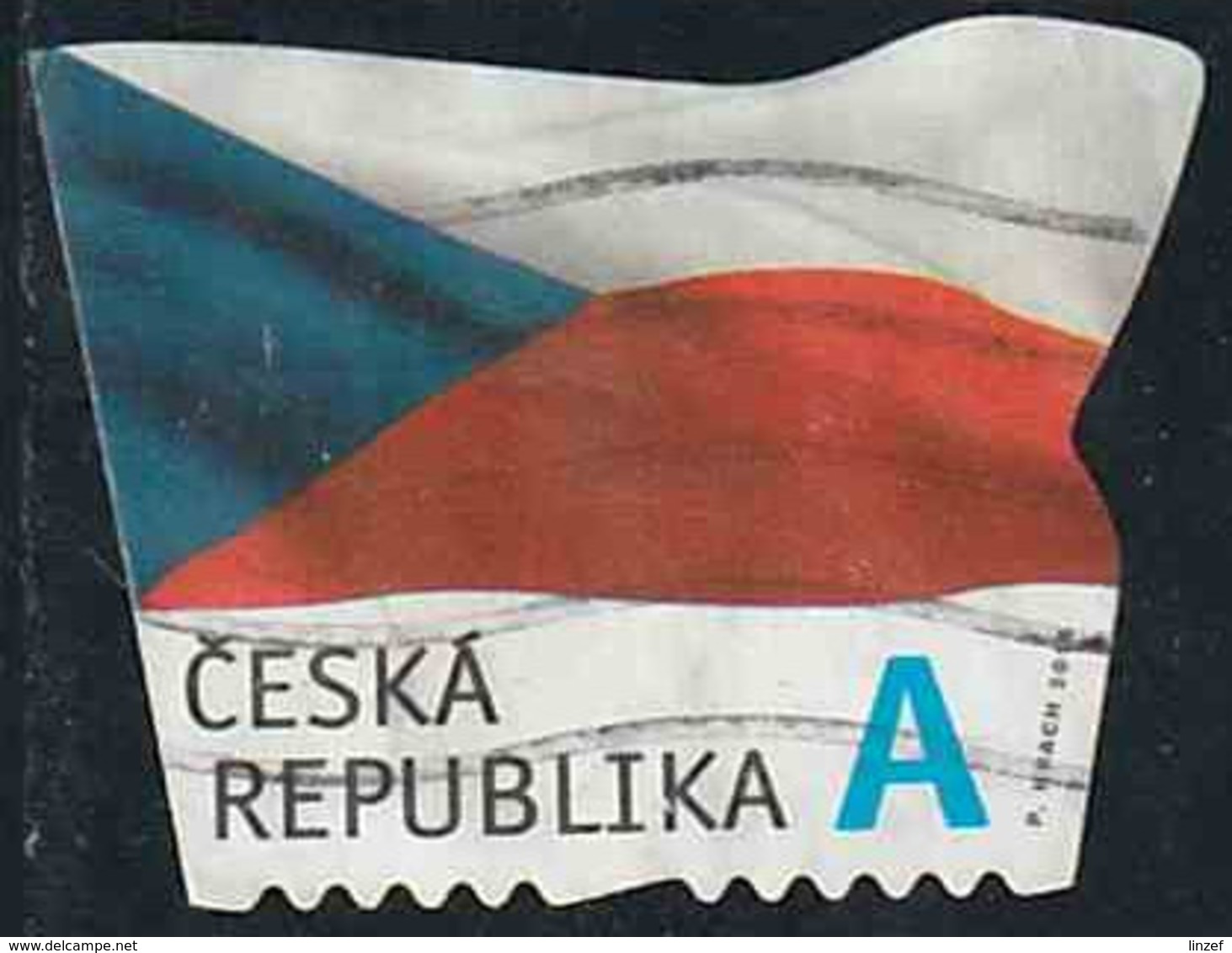 Tchéquie 2015 Yv. N°784 - Drapeau De La République Tchèque - Oblitéré - Oblitérés