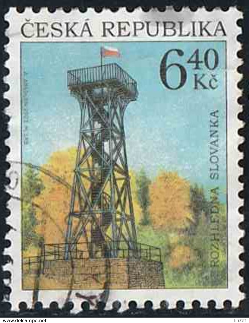 Tchéquie 2003 Yv. N°333 - Tour Slovanka De Jablonka - Oblitéré - Used Stamps