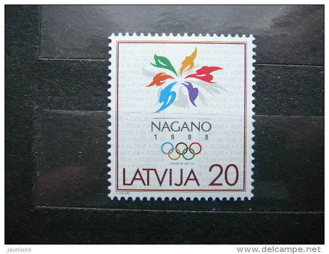 Winter Olympic Games, Nagano'98 # Latvia Lettland Lettonie # 1998 MNH #Mi. 474 - Invierno 1998: Nagano