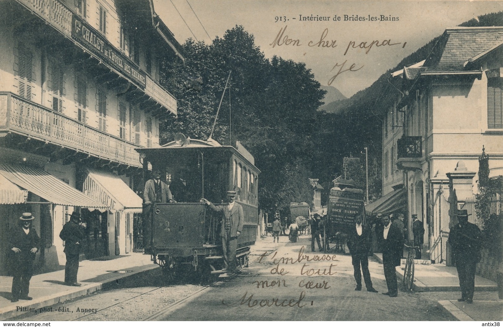 N67 - 73 - BRIDES-LES-BAINS - Savoie - Intérieur - Tramway - Brides Les Bains