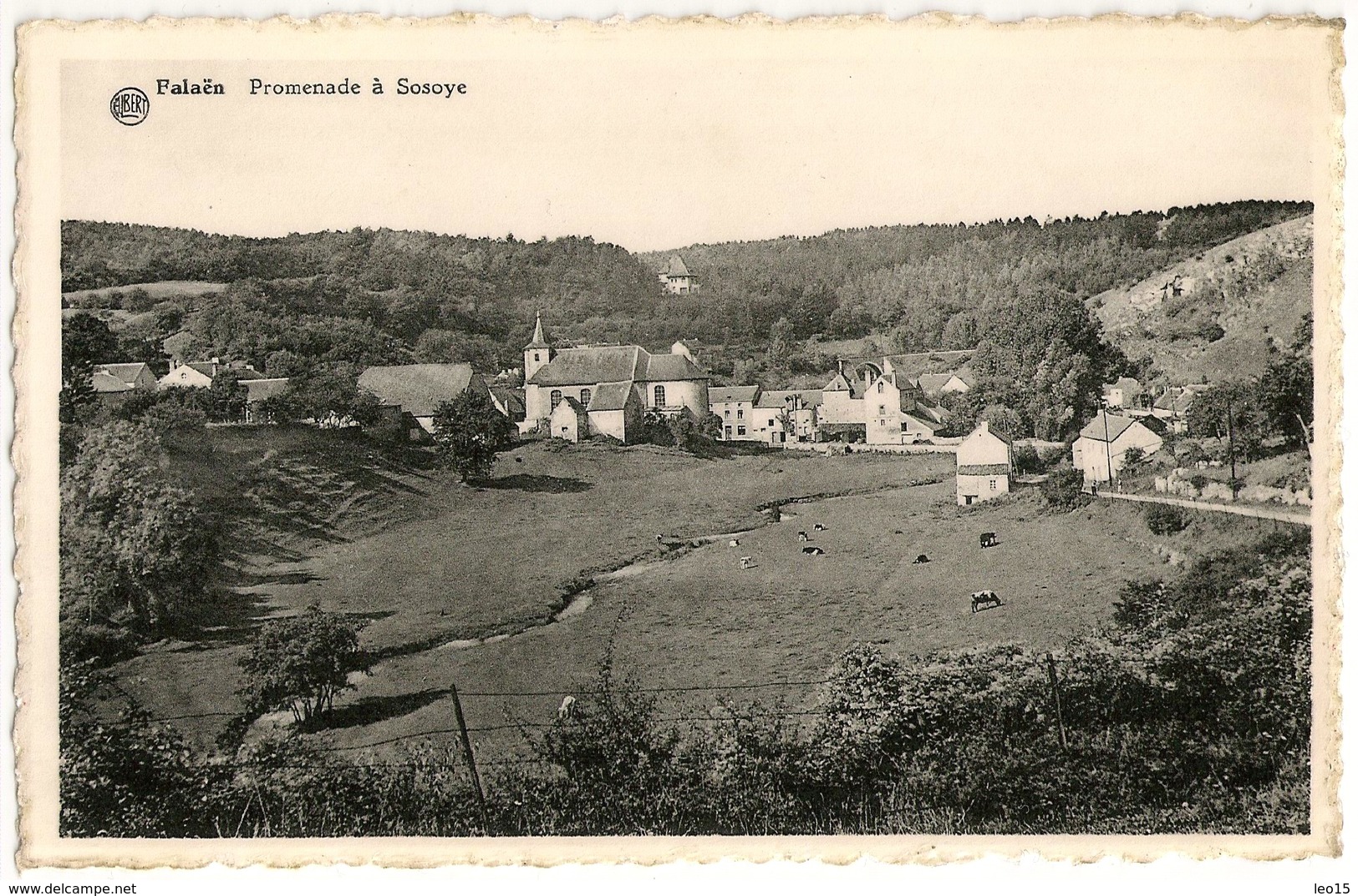 Namur>Onhaye>FALAËN Promenade à Sosoye 1964 Timbre 1f - A. Dohmen, Bruxelles - CPM - Onhaye