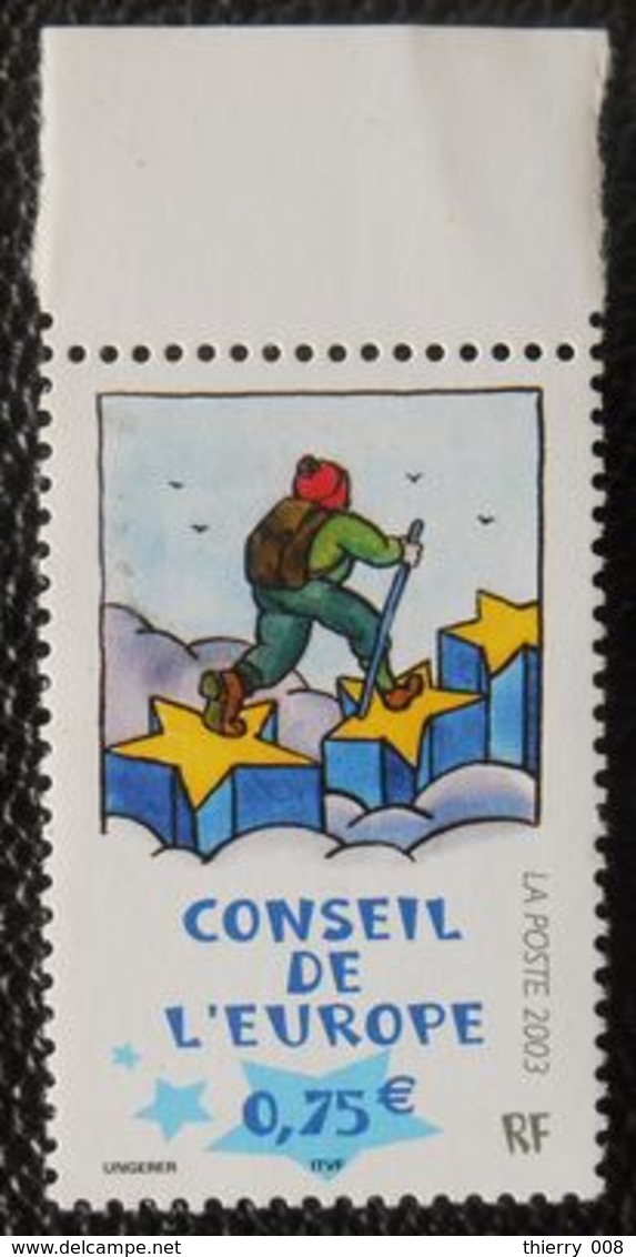 Année 2003 Conseil Europe 127 Tomi Ungerer  Le Marcheur Sur Les étoiles  Neuf - Neufs