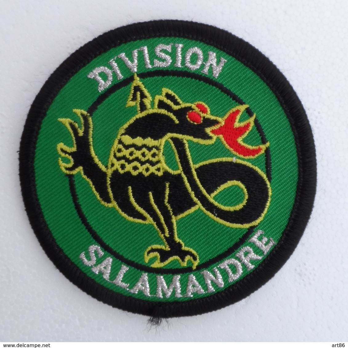 Ecusson Division SALAMANDRE - Ecussons Tissu