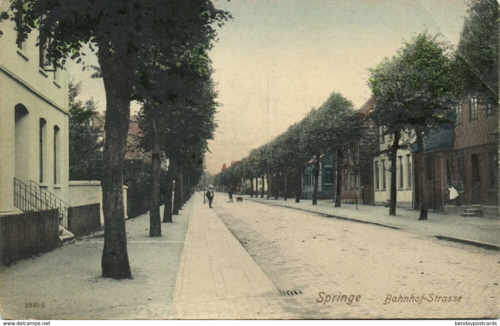 SPRINGE, Bahnhofstrasse (1912) AK - Springe
