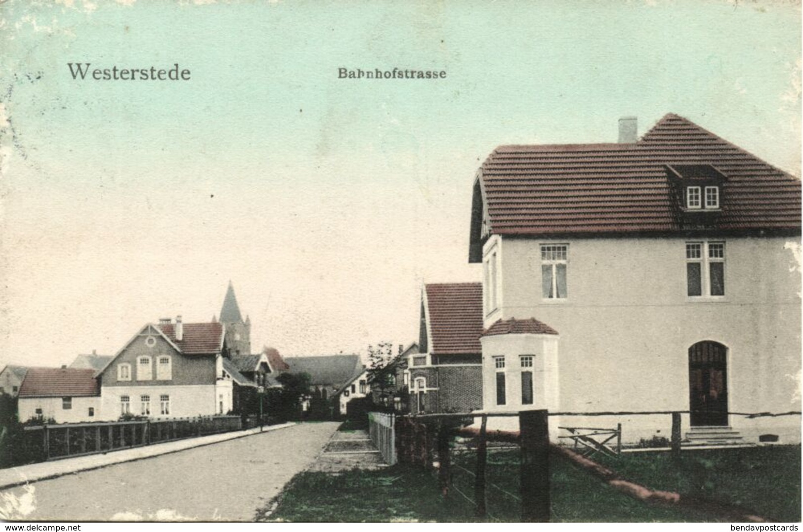 WESTERSTEDE, Bahnhofstrasse (1912) AK - Westerstede