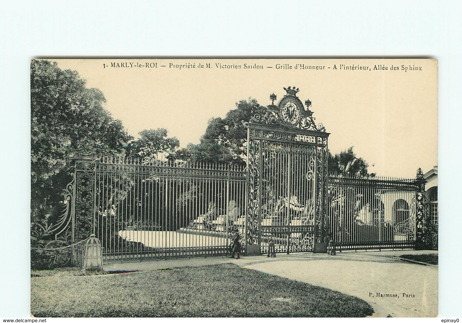 78 - MARLY LE ROI - Portail Château - Grille D'honneur - Victorien Saidou - Marly Le Roi