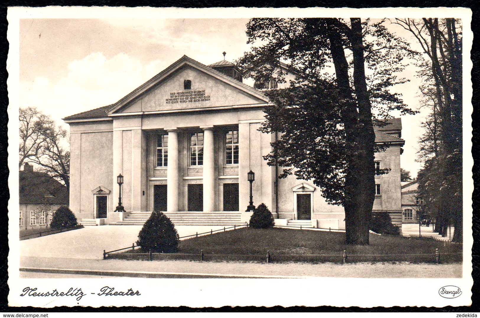 B8328 - Neustrelitz - Theater - Stengel - Neustrelitz