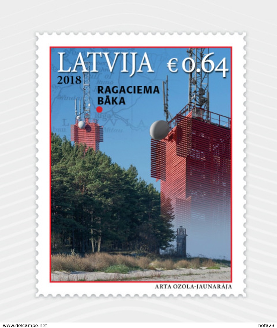 LATVIA LETTLAND 2018 - Ragaciema - SEA LIGHTHOUSE , Beacon  MNH - Latvia