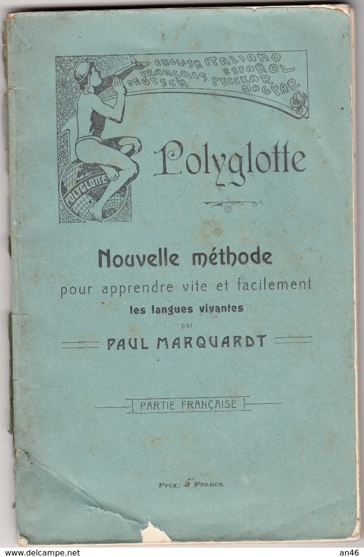 POLYGLOTTE_Nouvelle Méthode Pour Apprendre Les Langues Vivantes Par PAUL MARQUARDT- 72 Pagine- - Wörterbücher