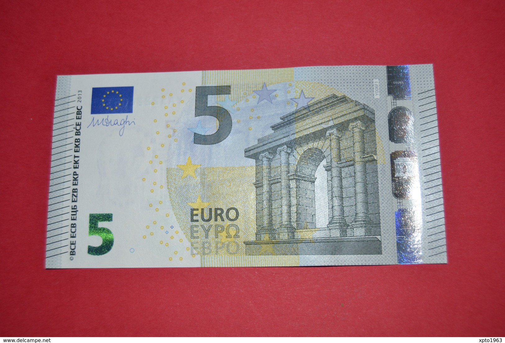 5 EURO Y006F1 GREECE Y006 F1 - DRAGHI - YA5222606345 - NEUF FDS UNC - 5 Euro