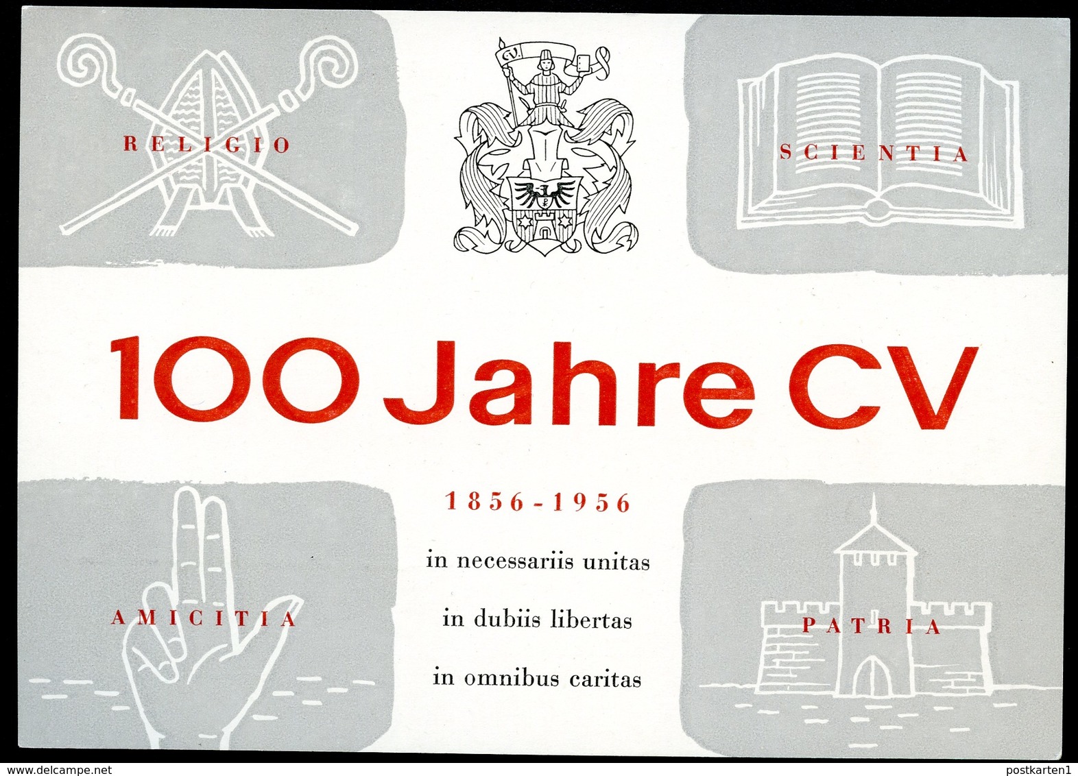 Bund PP10 D2/001-2  CARTELLVERSAMMLUNG MÜNCHEN 1956  NGK 12,00 - Private Postcards - Mint