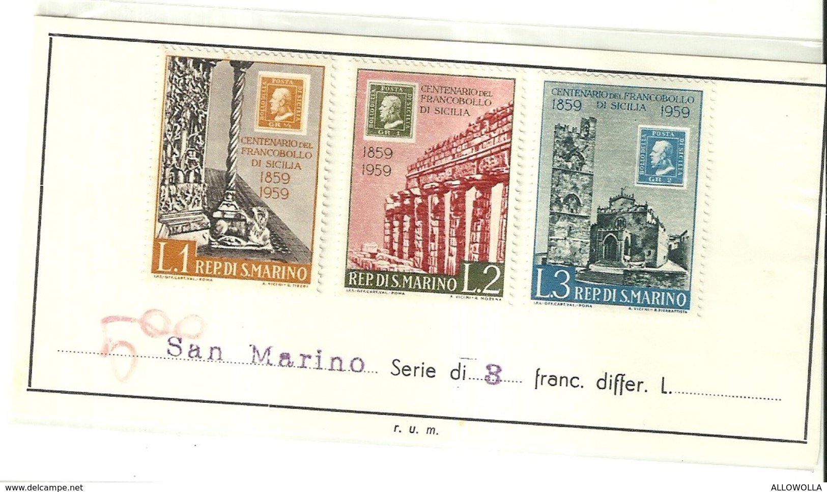 1546 " PICCOLO LOTTO DI 24 FRANCOBOLLI SAN MARINO" FRANCOBOLLI NUOVI LINGUELLATI - Collections, Lots & Series