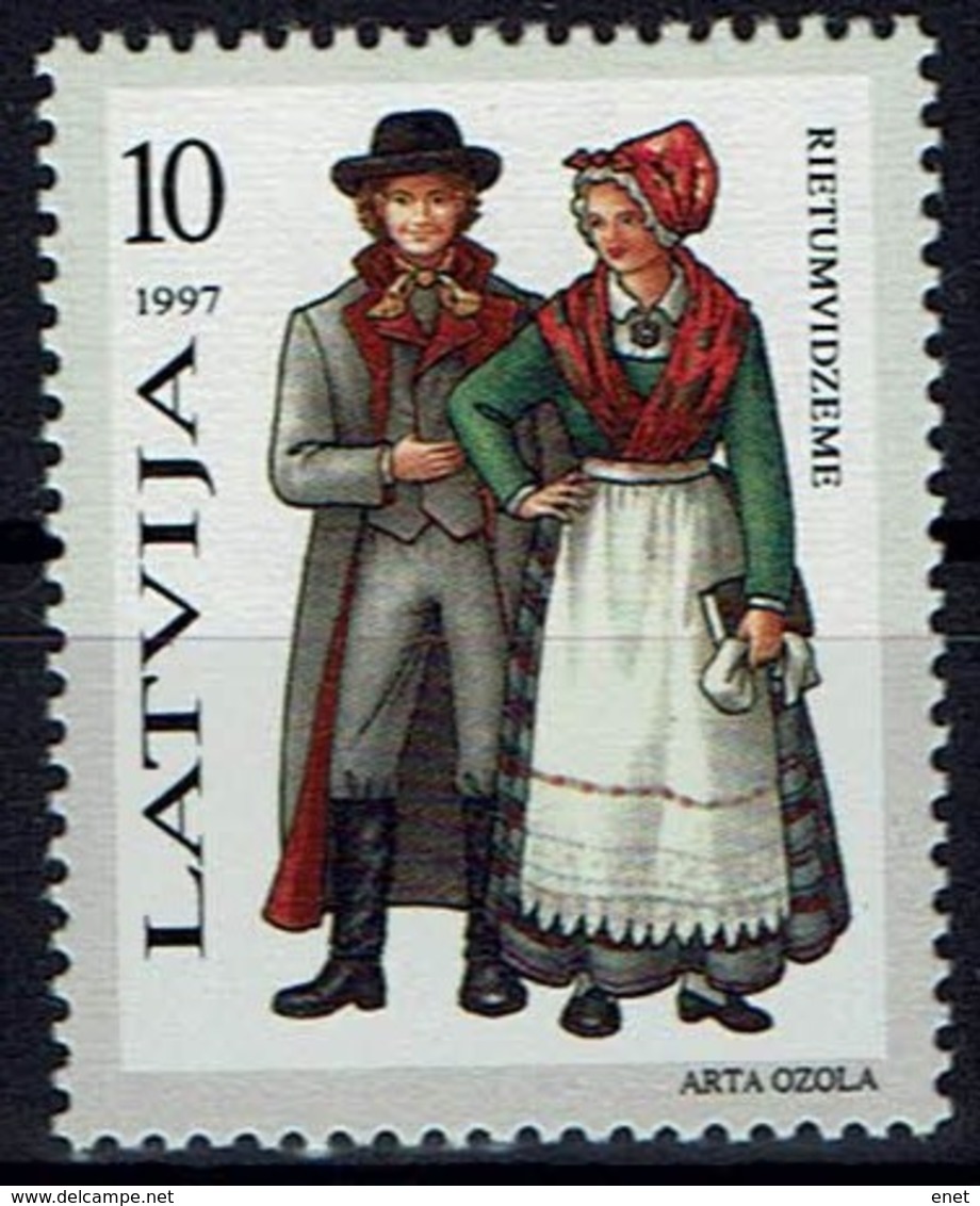 Lettland Letland Latvija 1997 - Trachten - MiNr 451** - Kostüme